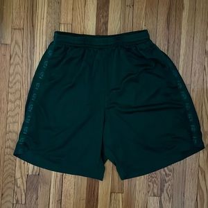 Green A24 basketball shorts